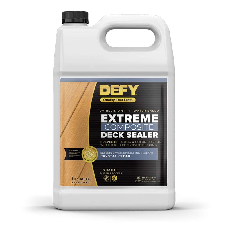 DEFY ديفي مادة عازلة للماء على سطح مركب شفاف، 1 جالون - Image 1